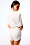 Verona Padded Polo Neck Body (White) - 3