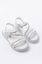 Girl's Velcro Stone Non-Slip Sole Sandals - 3