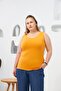 Plus Size Undershirt Orange