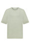 Men's Green Cotton Oversize Crew Neck T-Shirt