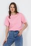 Pink Crew Neck 100% Cotton Relaxed Fit T-Shirt 2142m - 6
