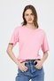 Pink Crew Neck 100% Cotton Relaxed Fit T-Shirt 2142m