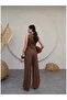 Gold Buttoned Linen Trousers Set - 5