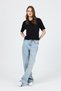 Black Crew Neck 100% Cotton Relaxed Fit T-Shirt 2142m - 2