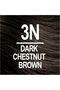 Permanent Hair Colour | For Long Lasting Grey Coverage | 3N-Dark Chestnut Brown 165Ml:1002 - 4