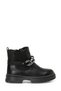 Cusia.F4Pr Black Girl's Biker Boots