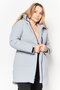 Women Sportswear Fit Long Sleeve Outdoor Hooded Jacket, Grey