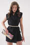 Women's Stylish Thin Faux Leather Minimal Design Beige Belt 7500 - 6