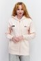Women Sportswear Fit Hooded Long Sleeve Outdoor Hoodies, Light Pink
