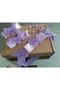 2 Pieces of Rubber Buckle with Tulle Butterfly and PearlsBandanaGold Plated and Figured Bracelet Set - 2