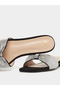 Embellished Ribbon Flat Sandals - 3