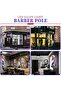Barber Pole Light Outdoor Barber Pole Light Rotating & Illuminated 60 * 19 * 24 - 3