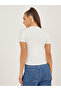 Graphic Print Round Neck Crop T-Shirt - 5