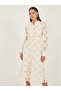 Lace Flared Hem A-Line Midi Dress - 3