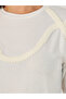 Solid Knitted Round Neck Short Sleeve T-Shirt - 4
