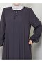 New Season Thin Rabi̇a Crepe Fabric Front Part with Roba Detail, Elastic Sleeves, Does Not Show Inside, Summer Ferace - 3