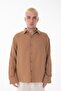 R-6048 Long Sleeve Muslin Shirt with Footed Collar and Back Robe Detail - 2