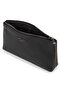 Anna Premium Leather Cosmetic & Pen Pouch, Small Size, with Cotton Lining and Protective Pouch