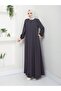 New Season Thin Rabi̇a Crepe Fabric Front Part with Roba Detail, Elastic Sleeves, Does Not Show Inside, Summer Ferace