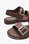 Elissa Brown Genuine Leather Women's Sandals - 5