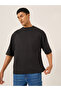Graphic Print Round Neck Boxy Fit T-Shirt - 3