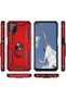 Case for Poco M3 Pro Case with Ring Magnetic Vega Cover Black + Glass Screen Protector - 3