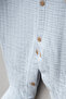 Cute Puppy Patterned Muslin Baby Jumpsuit - 3