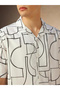 Button Down Collar Casual Shirt - 5