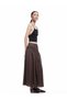 Modal Fabric Comfortable Fit Gilded Flared Midi Skirt - 2