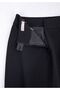 Maxi Length Black Classic Skirt with Back Zipper and Slit - 5