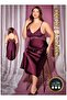 Battal Large Size Satin Nightgown, 2XL 3XL. 4XL Plus Size Long Length Women's Nightgown - 2