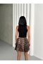 Women's Halter Neck Crop Body Blouse Black Athlete Short Crop - 2