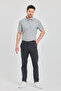 Milano Men's Gray Cotton Lycra Slim Fit Trousers - 7