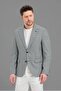 Pomfetti Men's Black Houndstooth Slim Fit Blazer Jacket (Large Size - Oversize) - 6