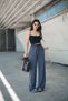 Baggy Track Pants Pocketed Pants - Baxer Waist Elastic Detail Bayy Sports or Casual Bottom - 3