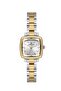 Gold Silver Color Women's Wristwatch and Bracelet - 7
