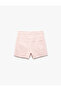 Cotton Five Pocket Mini Tassel Detailed Ripped Denim Shorts - 5