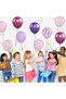 Fuchsia & Purple & Pink & Lilac Confetti 40 Piece Balloon Set – Glamorous and Stylish Party Decor - 4