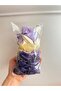 80 Pieces Lilac - Purple - White - Balloon Set with Transparent Confetti, Balloon Quality - 3