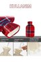 Hot Water Bag and Warmer Water Pad 2Pcs with Fleece Cover Washable Body Hot Water Bag 0.5L - 3
