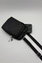 Women's Set of Two Two-Eye Phone Bag and Makeup Bag Set of Two Black - 7