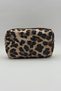 Women's Set of Two Two-Eye Phone Bag and Makeup Bag Set of Two Leopard - Black - 5