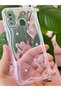 Galaxy A20/A30 Case 3D Heart Pearl Design Pattern Clear Silicone Cover with Camera Protection - 2