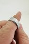 8mm Squared Brushed Matte Plain Women Men Steel Wedding Band Ring Cl48 - 4