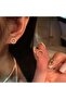 Zircon Ring - Minimal Gold Color Women's Championship Model K-06 - 3