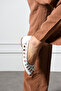 Genuine Leather Detailed Casual Women's Ballerinas - 3