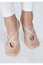 Skin Color Gold Yoga Pilates Socks 2 Pack