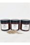 Amber 3-Piece Glass Appearance Plastic Organizer Cotton-Ear Cotton-Makeup Cleaning Cotton Jar - 4