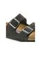 Arizona Suede Leather Men's Dark Gray Slippers - 4