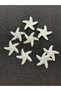 Pearl Starfish Tiny Size Cream Color 2 cm Plastic Pearl Beads - 100 Pieces Pearlescent B:19 - 2